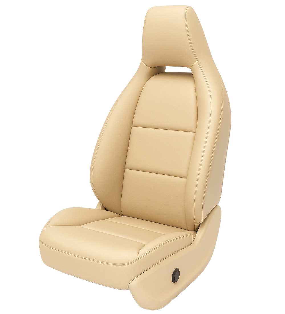 Beige Seat Covers - Genuine Leather