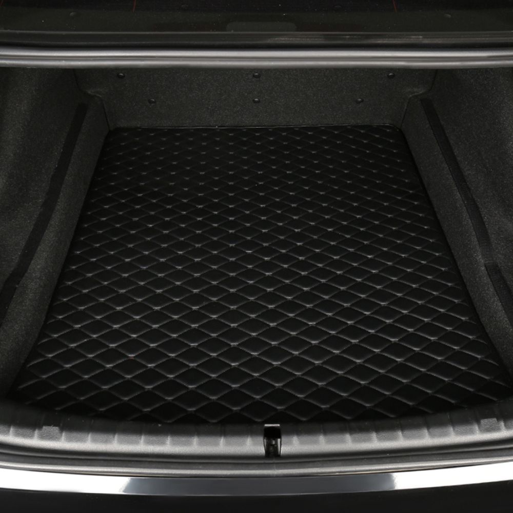 Alternative view of Base Trunk Mat - Black with Black Stitching