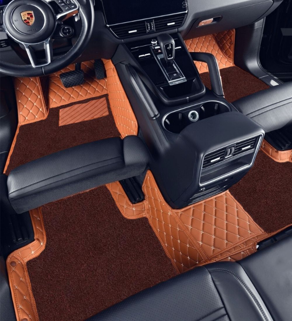 Premium Series - Brown with Beige Stitching