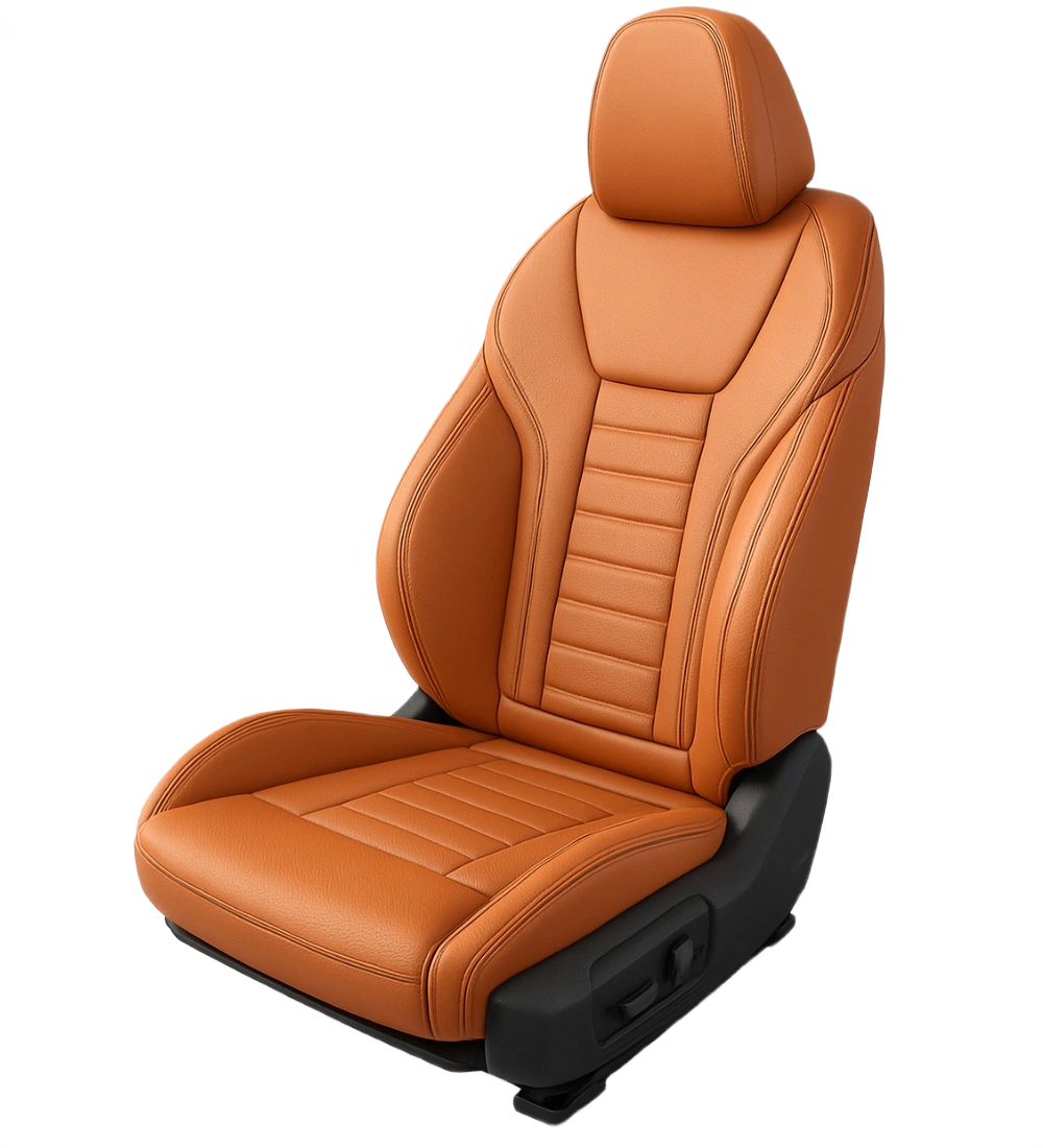 Alternative view of Caramel Seat Covers - Genuine Leather