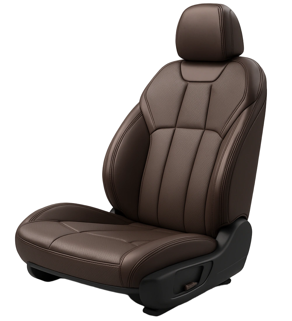 Coffee Seat Covers - Genuine Leather - Image 6